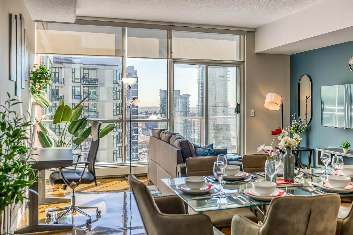 Cozy 2br With King Bed And Views Apartment Calgary